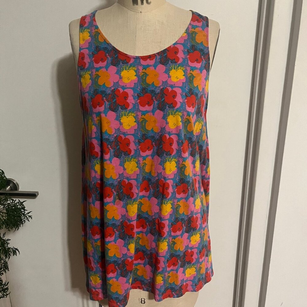 RARE VINTAGE SPRZNY UNIQLO X ANDY WARHOL Women's Multicolor Tunic Tank Size Medi